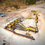 印度尼西亞500t/h 石英石破碎制砂生產(chǎn)線