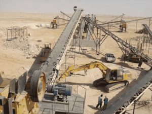 沙特600t/h 石灰石破碎生產(chǎn)線(xiàn)